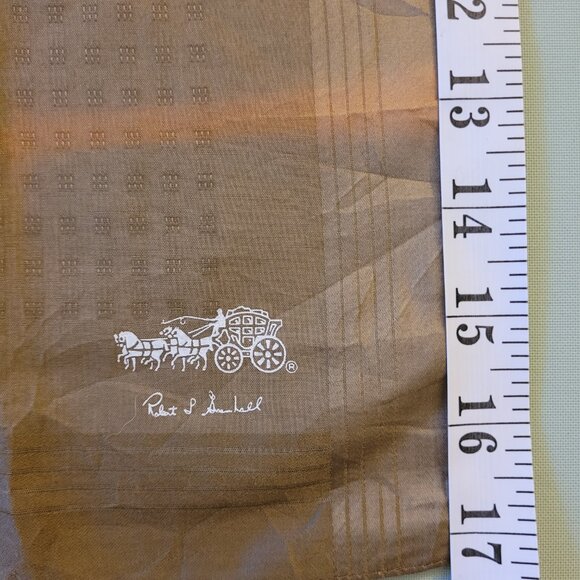 3 Vintage Designer Handkerchiefs Robert J Smillie ,FLANDRE CLUB, Papado - Picture 7 of 7